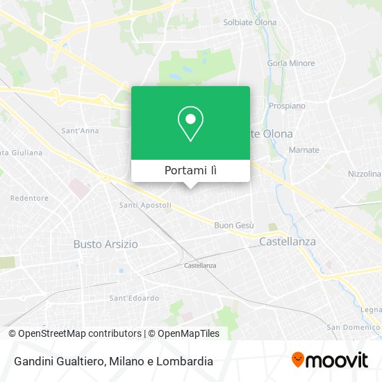 Mappa Gandini Gualtiero