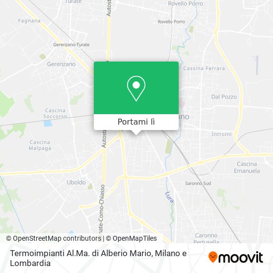 Mappa Termoimpianti Al.Ma. di Alberio Mario