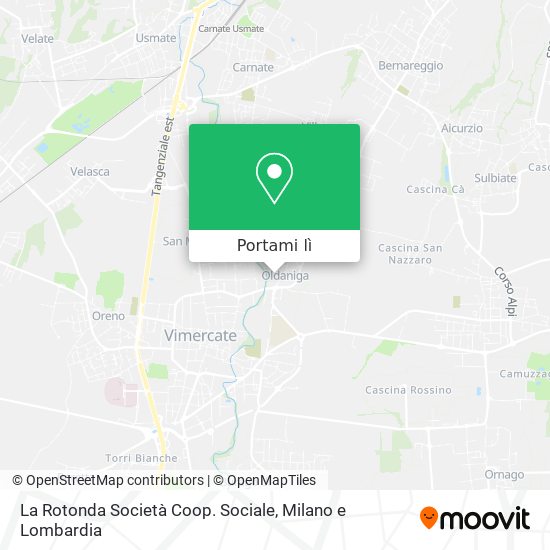 Mappa La Rotonda Società Coop. Sociale