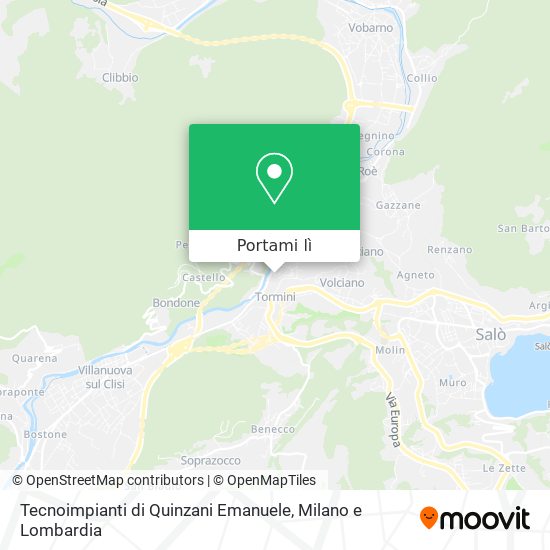 Mappa Tecnoimpianti di Quinzani Emanuele