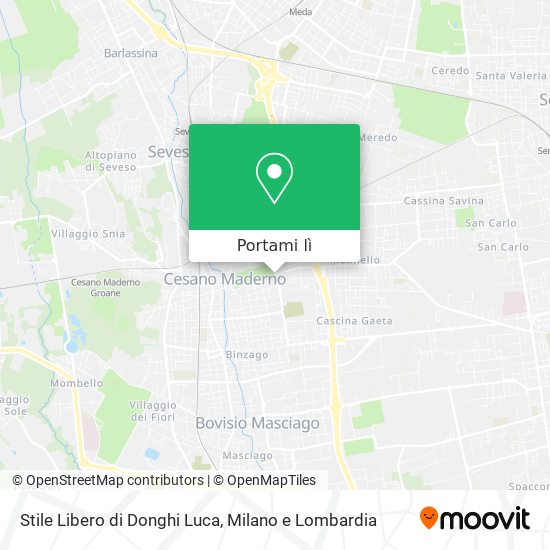 Mappa Stile Libero di Donghi Luca