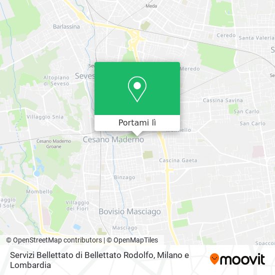 Mappa Servizi Bellettato di Bellettato Rodolfo