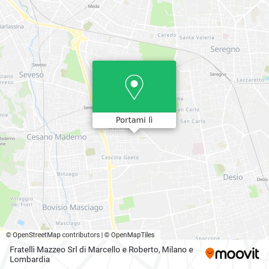 Mappa Fratelli Mazzeo Srl di Marcello e Roberto