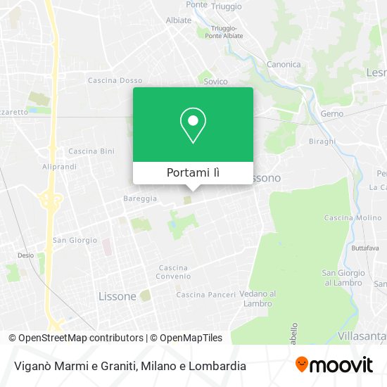 Mappa Viganò Marmi e Graniti