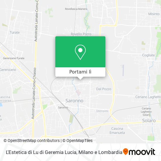 Mappa L'Estetica di Lu di Geremia Lucia