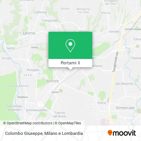 Mappa Colombo Giuseppe