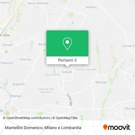 Mappa Mantellini Domenico