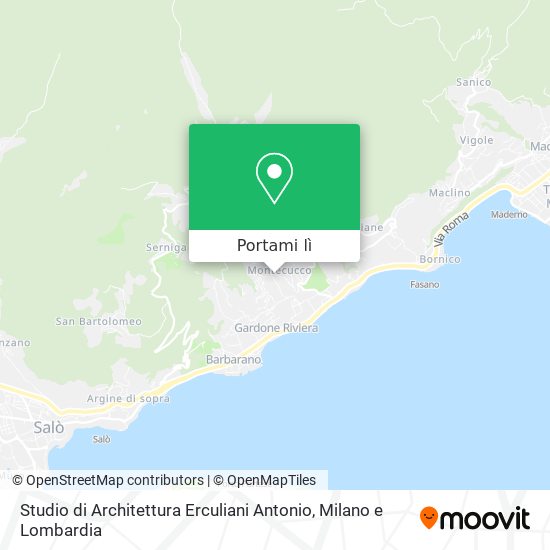 Mappa Studio di Architettura Erculiani Antonio
