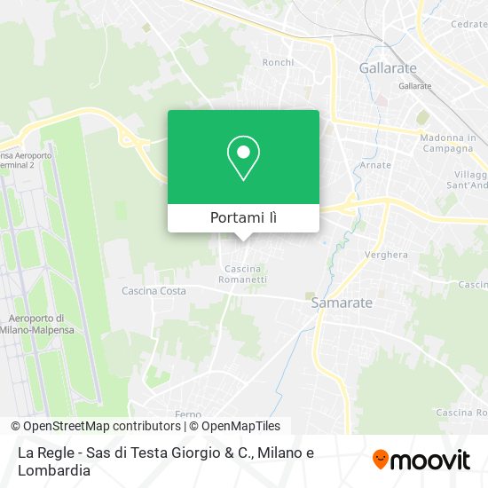 Mappa La Regle - Sas di Testa Giorgio & C.