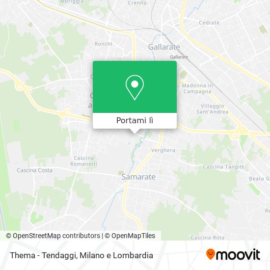 Mappa Thema - Tendaggi
