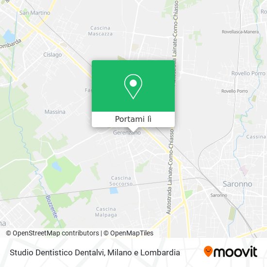 Mappa Studio Dentistico Dentalvi