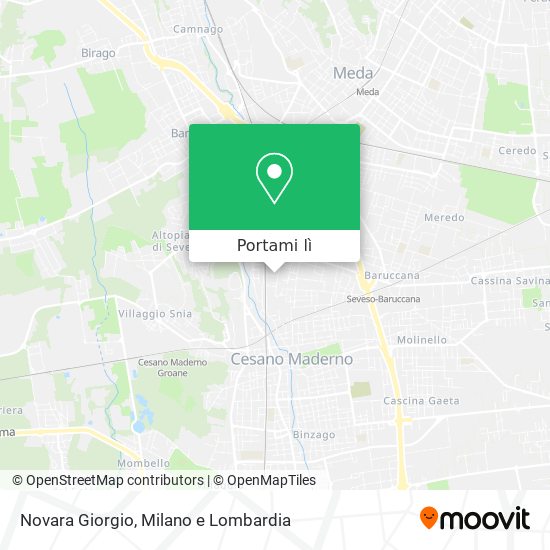 Mappa Novara Giorgio