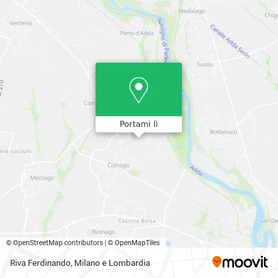 Mappa Riva Ferdinando