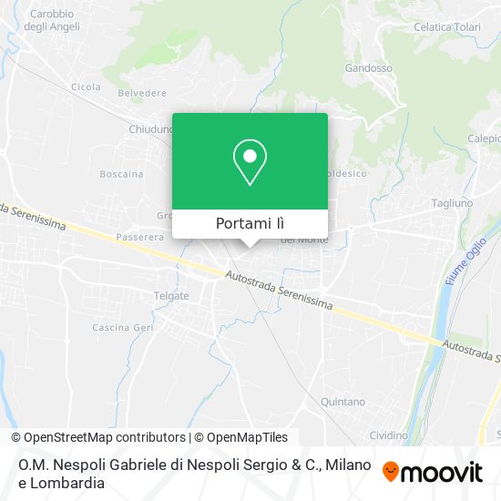 Mappa O.M. Nespoli Gabriele di Nespoli Sergio & C.