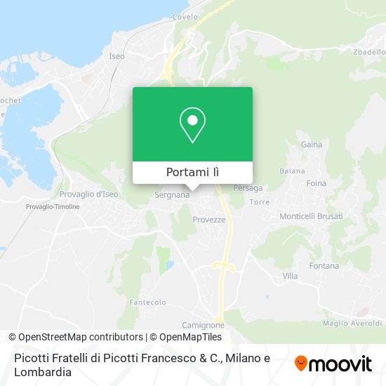 Mappa Picotti Fratelli di Picotti Francesco & C.