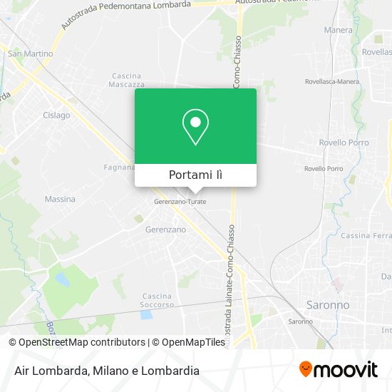Mappa Air Lombarda
