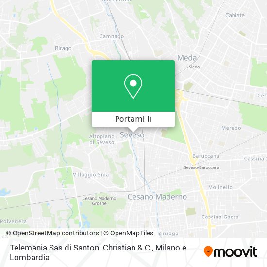 Mappa Telemania Sas di Santoni Christian & C.