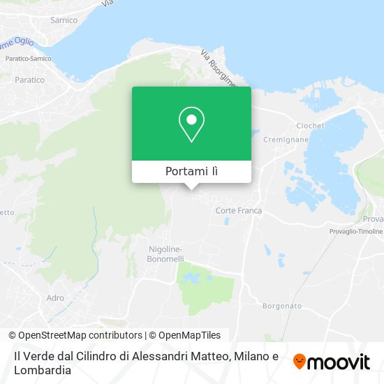 Mappa Il Verde dal Cilindro di Alessandri Matteo
