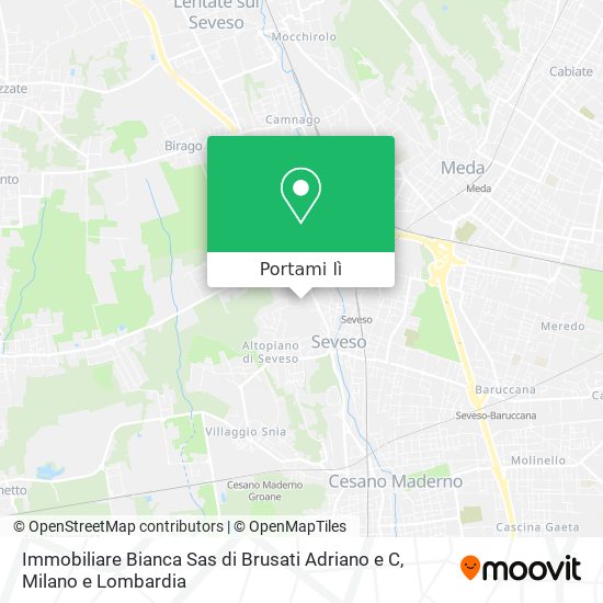 Mappa Immobiliare Bianca Sas di Brusati Adriano e C