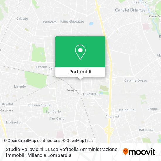 Mappa Studio Pallavicini Dr.ssa Raffaella Amministrazione Immobili