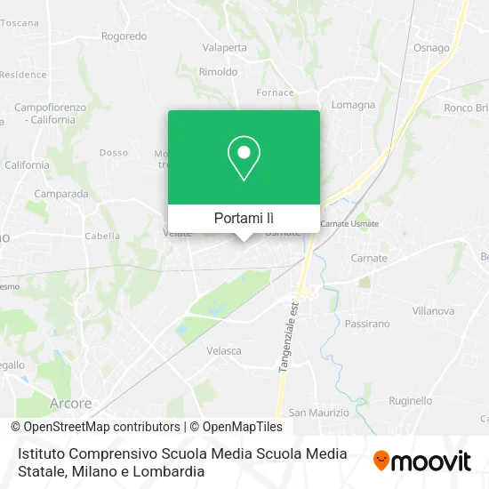 Mappa Istituto Comprensivo Scuola Media Scuola Media Statale
