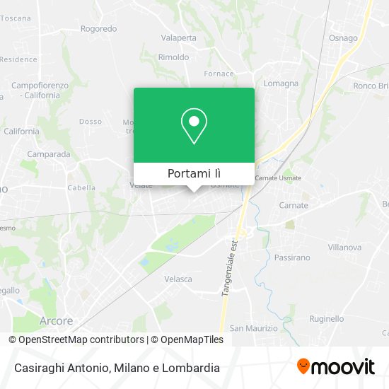 Mappa Casiraghi Antonio