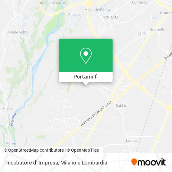 Mappa Incubatore d' Impresa
