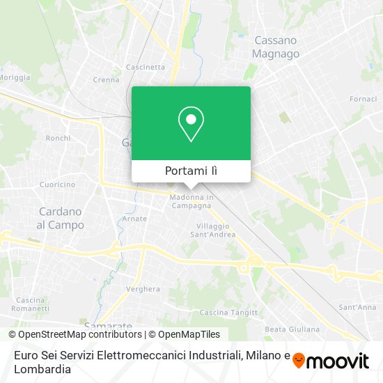 Mappa Euro Sei Servizi Elettromeccanici Industriali
