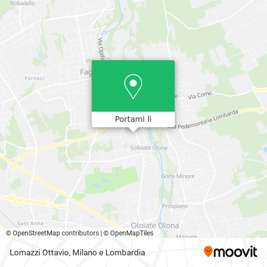 Mappa Lomazzi Ottavio