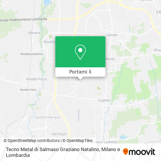 Mappa Tecno Metal di Salmaso Graziano Natalino