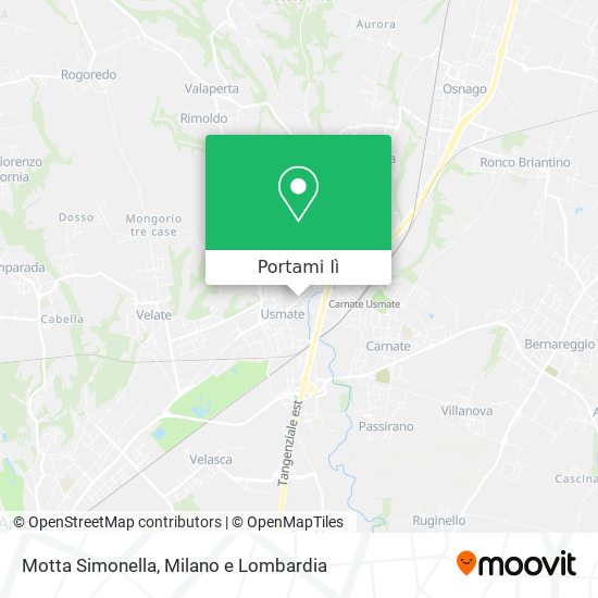 Mappa Motta Simonella