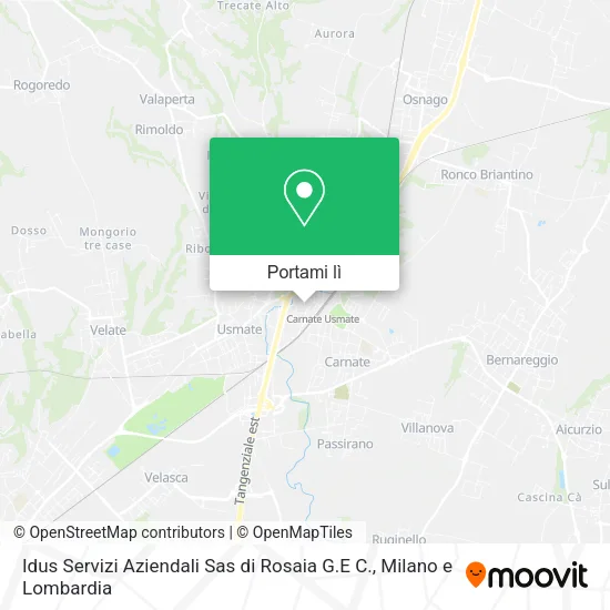 Mappa Idus Servizi Aziendali Sas di Rosaia G.E C.
