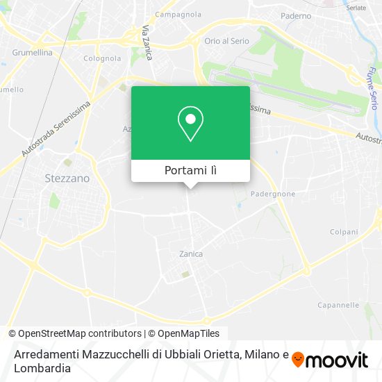 Mappa Arredamenti Mazzucchelli di Ubbiali Orietta