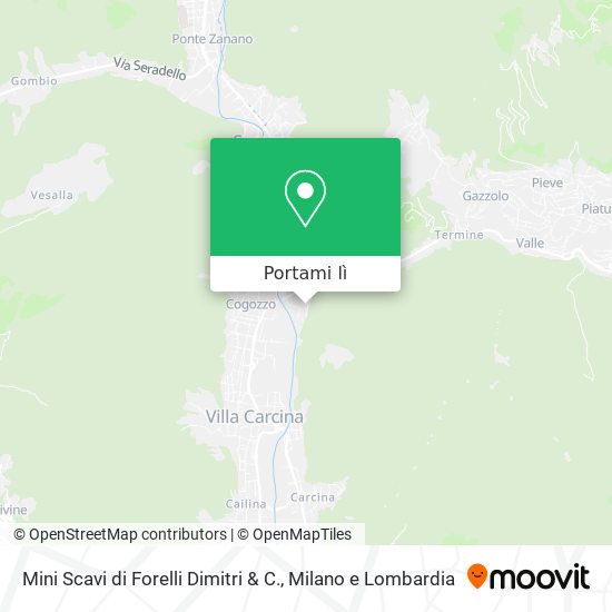Mappa Mini Scavi di Forelli Dimitri & C.