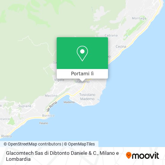 Mappa Glacomtech Sas di Dibtonto Daniele & C.
