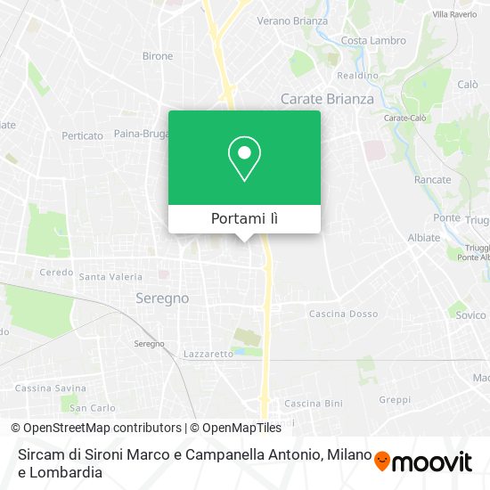 Mappa Sircam di Sironi Marco e Campanella Antonio