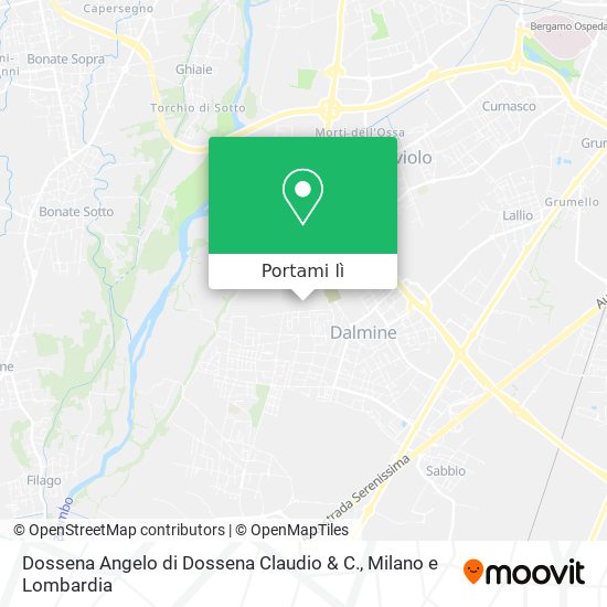 Mappa Dossena Angelo di Dossena Claudio & C.