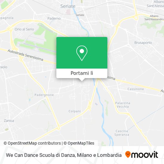 Mappa We Can Dance Scuola di Danza