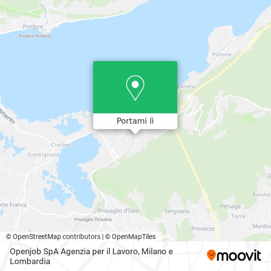 Mappa Openjob SpA Agenzia per il Lavoro
