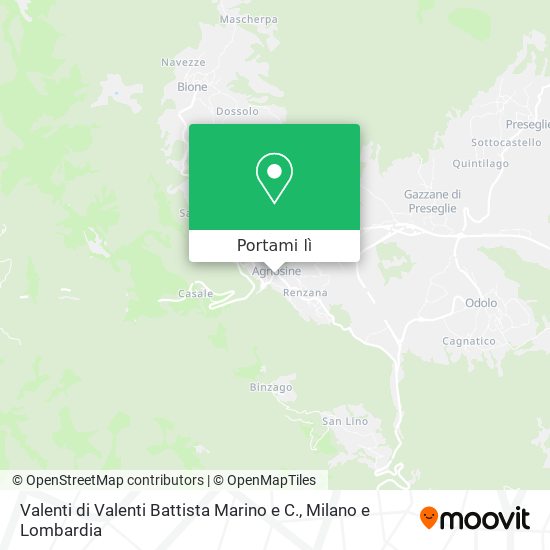 Mappa Valenti di Valenti Battista Marino e C.