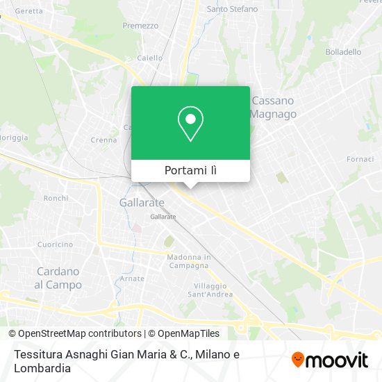 Mappa Tessitura Asnaghi Gian Maria & C.