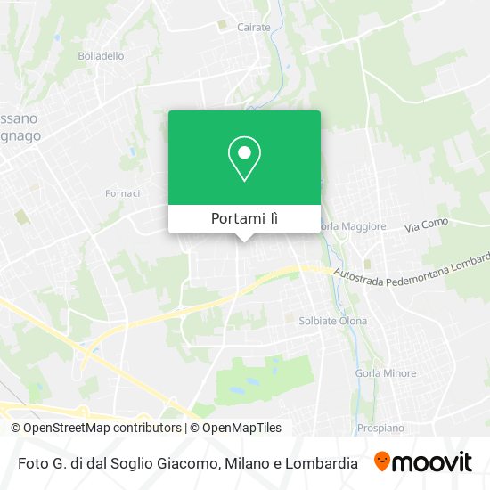 Mappa Foto G. di dal Soglio Giacomo