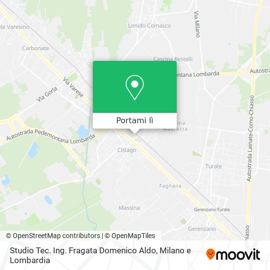 Mappa Studio Tec. Ing. Fragata Domenico Aldo