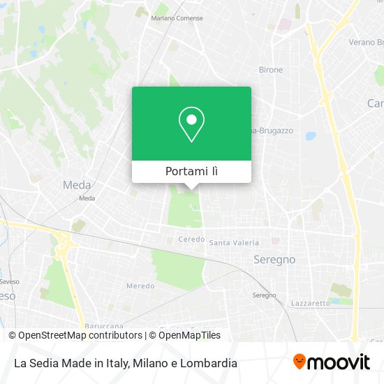 Mappa La Sedia Made in Italy