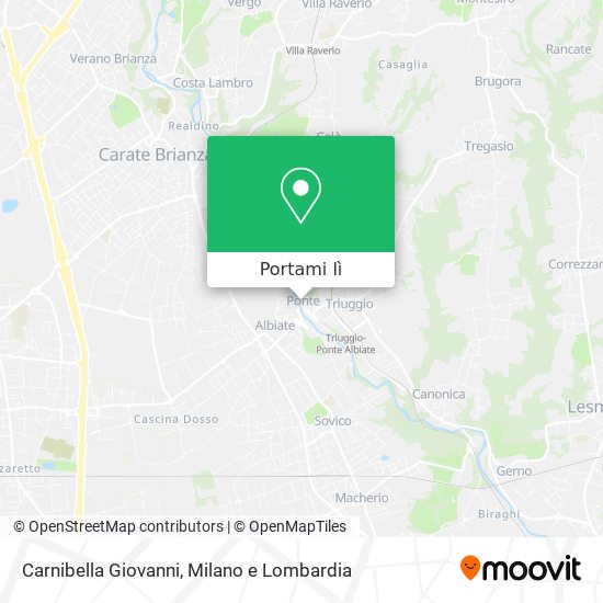 Mappa Carnibella Giovanni