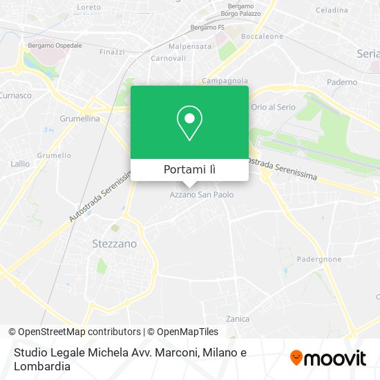 Mappa Studio Legale Michela Avv. Marconi