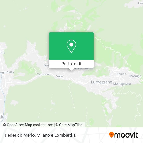 Mappa Federico Merlo