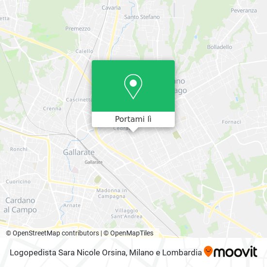 Mappa Logopedista Sara Nicole Orsina