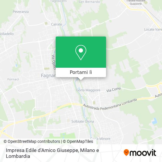 Mappa Impresa Edile d'Amico Giuseppe