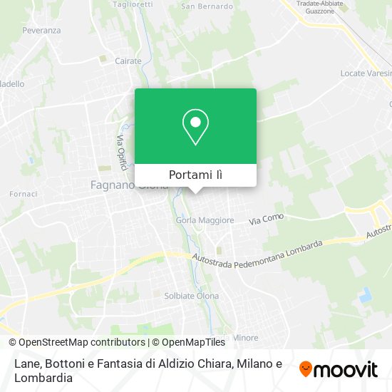 Mappa Lane, Bottoni e Fantasia di Aldizio Chiara